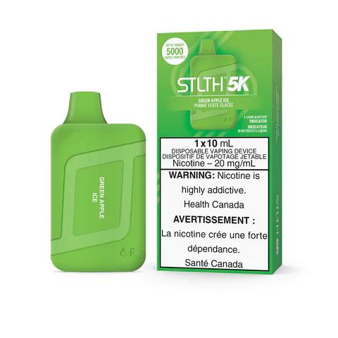 stlth 5k green apple ice disposable vape 20mg stlth 5k green apple ice disposable vape 20mg