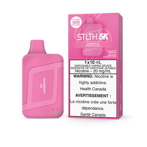stlth 5k raspberry ice disposable vape 20mg stlth 5k raspberry ice disposable vape 20mg