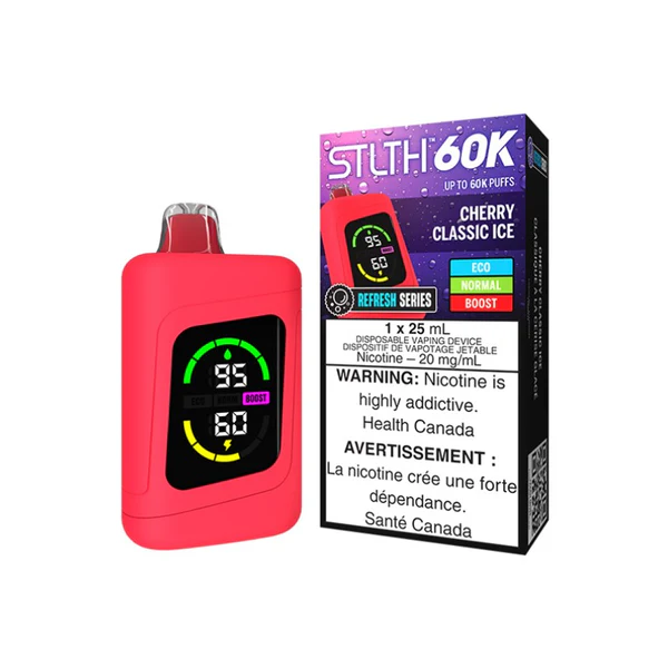stlth 60k disposable refresh series cherry classic ice stlth 60k disposable refresh series cherry classic ice