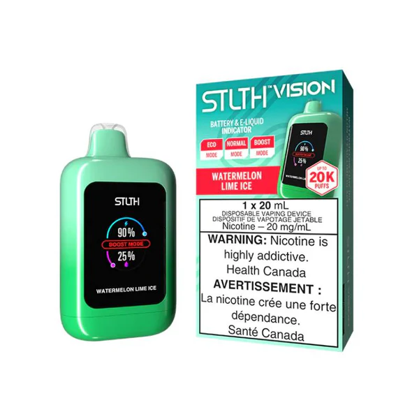 stlth vision watermelon lime ice 20k disposable vape, 20ml stlth vision watermelon lime ice 20k disposable vape, 20ml