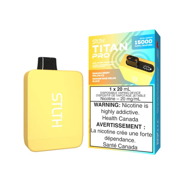 stlth titan pro disposable banana berry melon ice, 15000 puffs stlth titan pro disposable banana berry melon ice, 15000 puffs