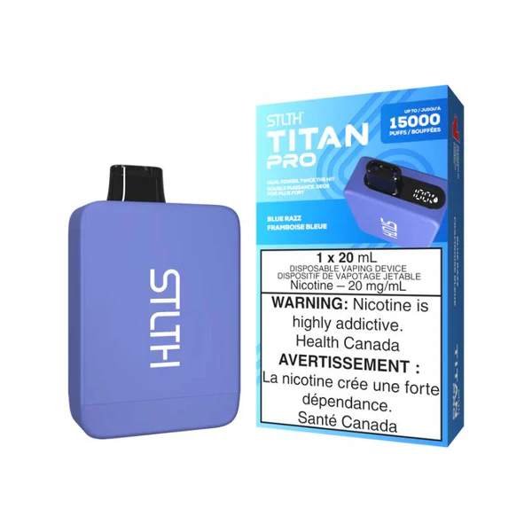 stlth titan pro disposable blue razz, 15000 puffs stlth titan pro disposable blue razz, 15000 puffs