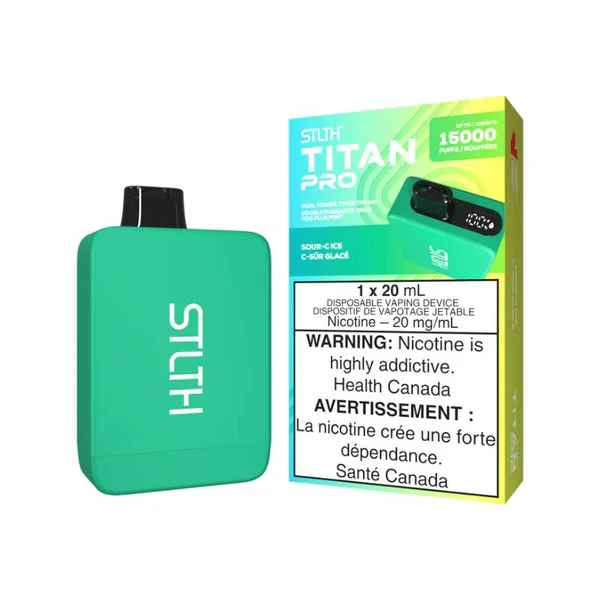 stlth titan pro disposable sour c ice, 15000 puffs stlth titan pro disposable sour c ice, 15000 puffs