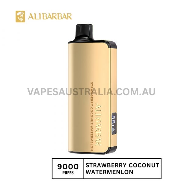 alibarbar ingot 9000 puffs strawberry coconut watermelon