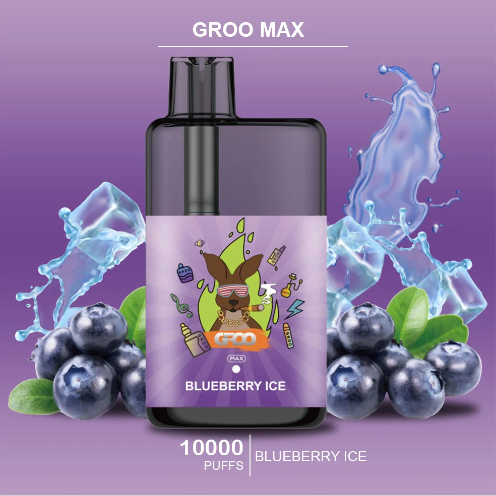 groo max – blueberry ice – 10000 puffs