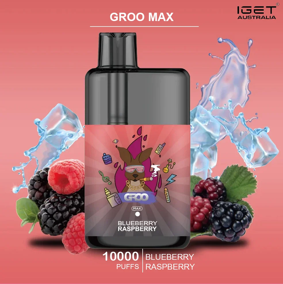 groo max – blackberry raspberry – 10000 puffs