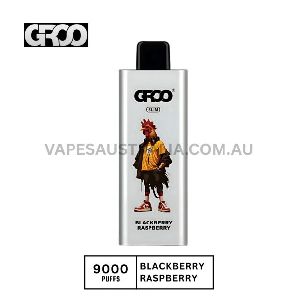 groo slim 9000 puffs blackberry raspberry