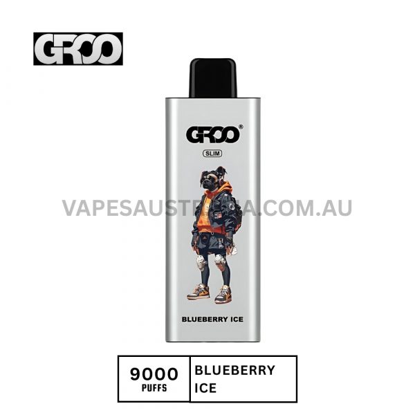 groo slim 9000 puffs blueberry ice