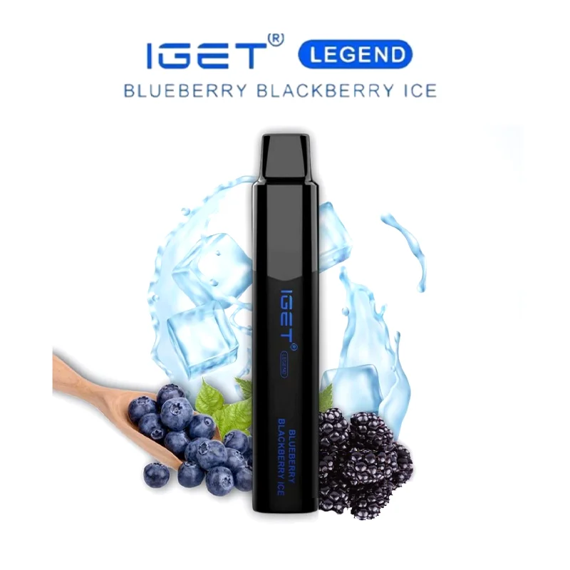 iget legend blueberry blackberry ice – 4000 puffs