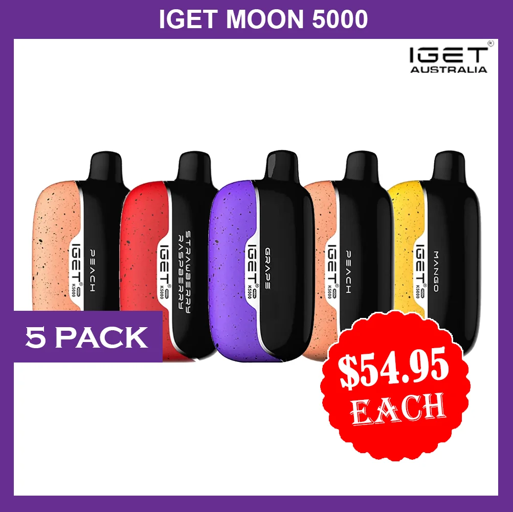 iget moon 5000 puffs – 5 pack