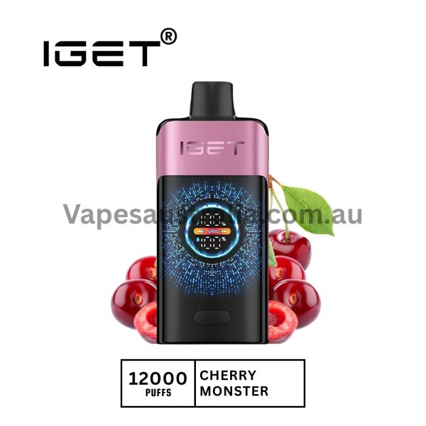 iget one 12000 puffs cherry monster