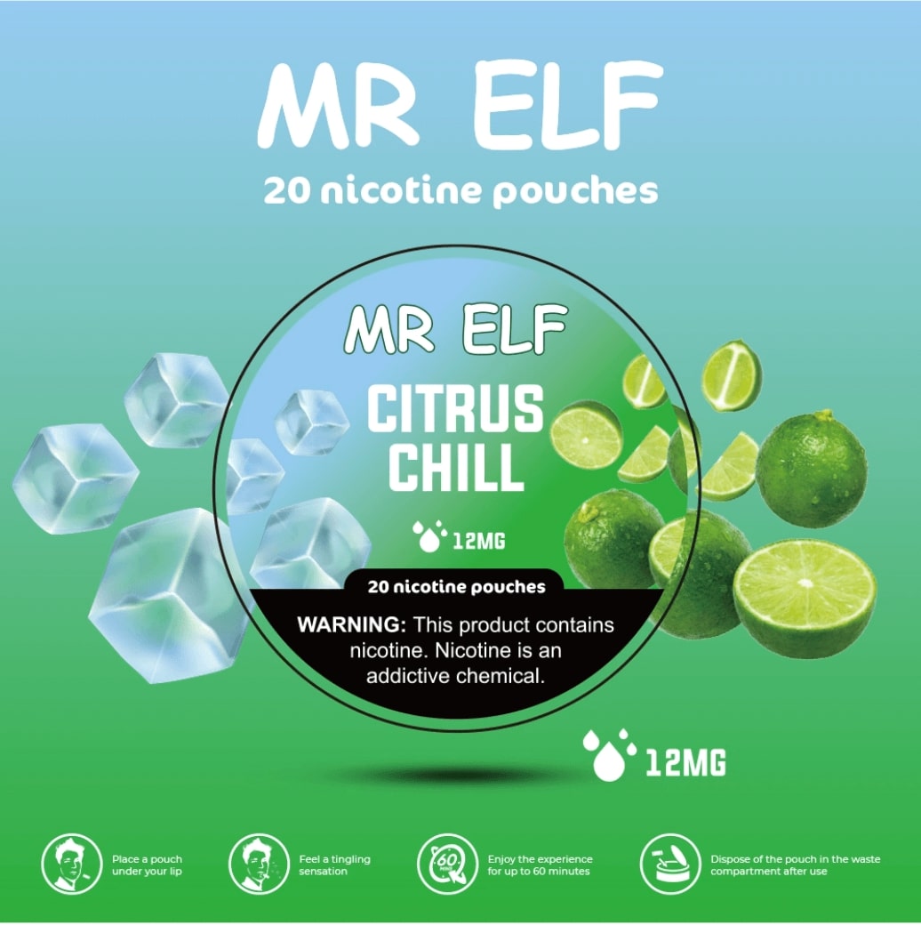 mr elf snus nicotine pouch 12mg