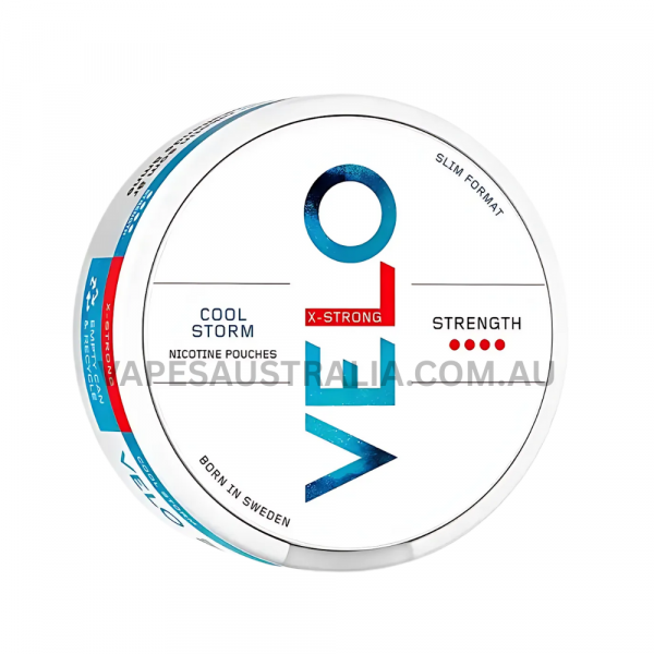 velo nicotine pouches cool storm x strong