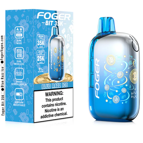 blue razz ice – foger bit 35k puffs