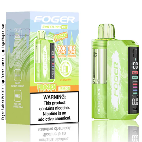 frozen lemon – foger switch pro kit 30k puffs