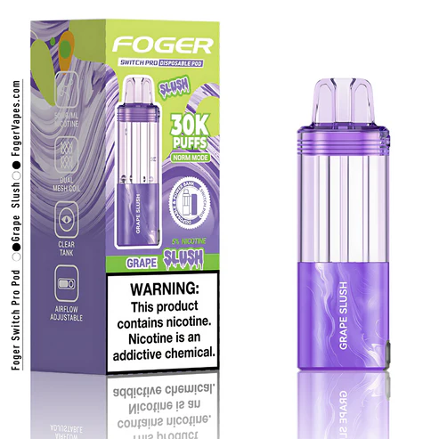 grape slush – foger switch pro pod 30k puffs