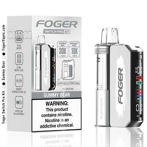 gummy bear foger switch pro kit 30k puffs