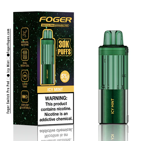 icy mint foger switch pro pod 30k puffs