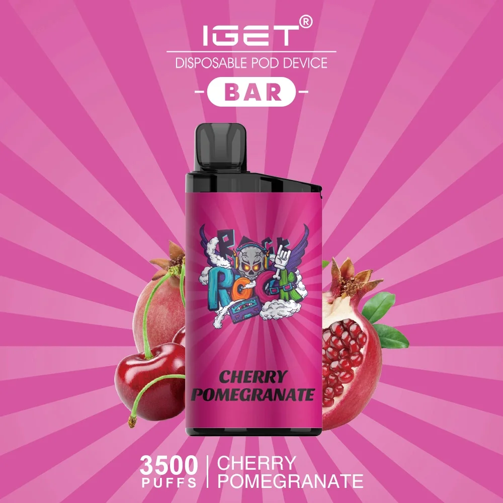 iget bar cherry pomegranate – 3500 puffs