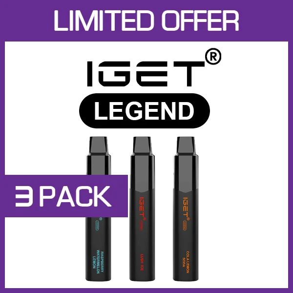 iget legend – 4000 puffs – 3 pack